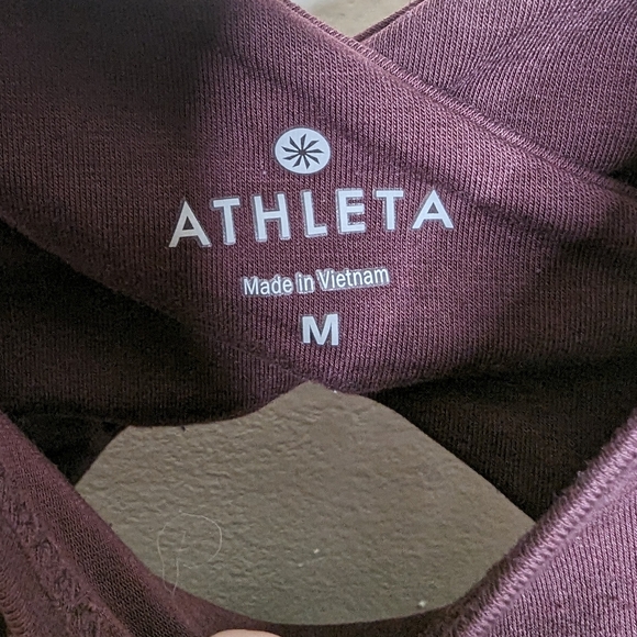 Athleta Crossback Maroon Tank Medium EUC - Picture 5 of 5